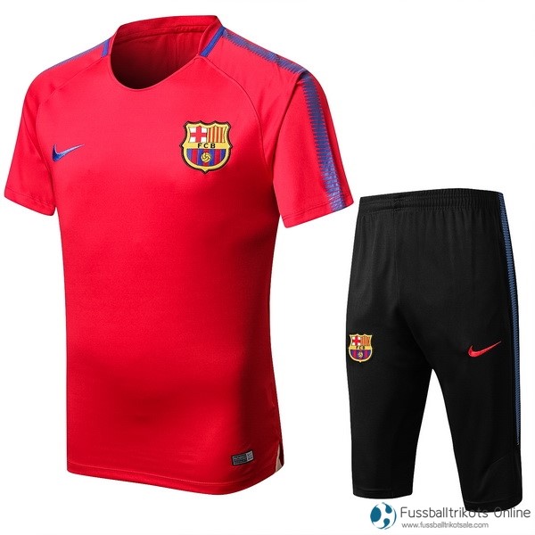 Barcelona Training Shirts Set Komplett 2017-18 Rote Fussballtrikots Günstig